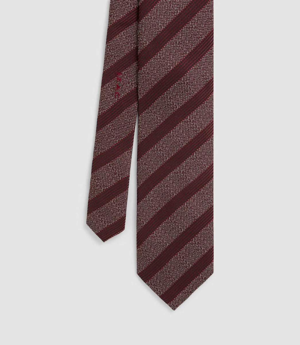 Cravate 8cm bordeaux 