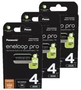 Panasonic Eneloop Pro Oplaadbare AAA / HR03 Ni-Mh Batterijen (12 stuks, 930 mAh)
