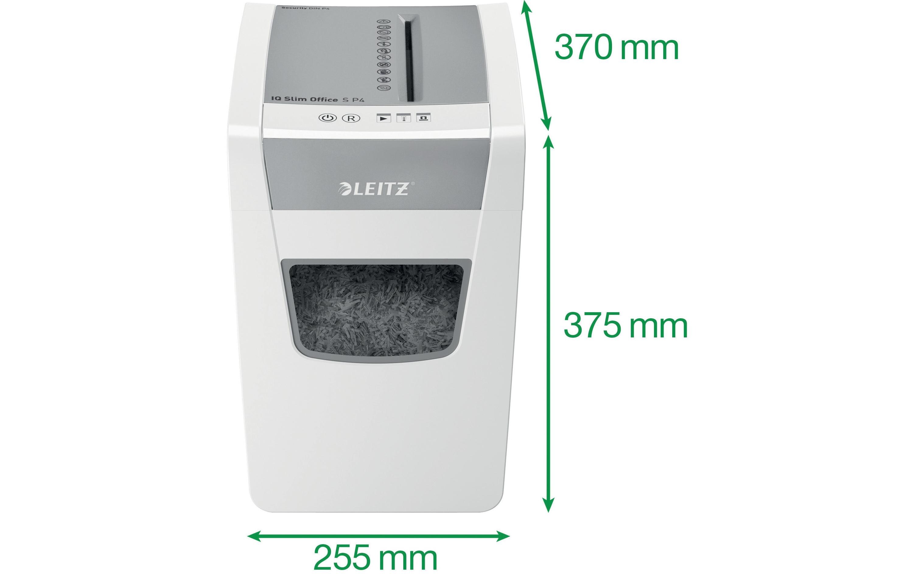 Aktenvernichter IQ Slim Office S P-4, 12 Blatt<br>Manueller Aktenvernichter für sichere Vernichtung vertraulicher Unterlagen