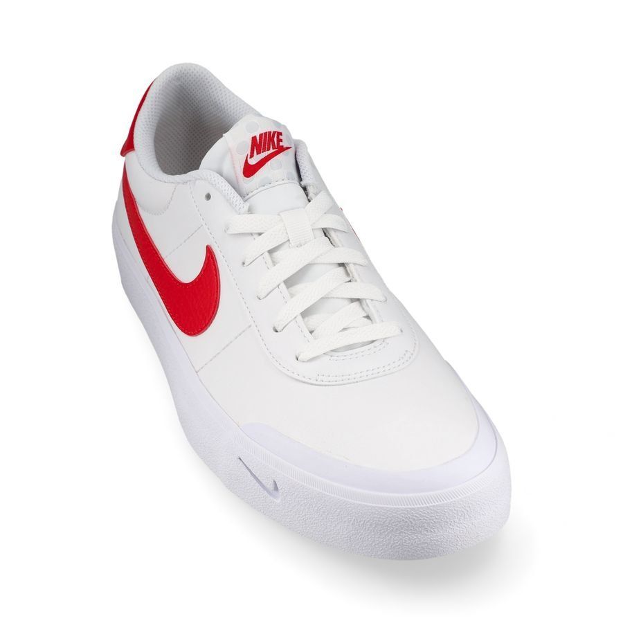 Nike Chaussures Court Shot - Blanc/Rouge