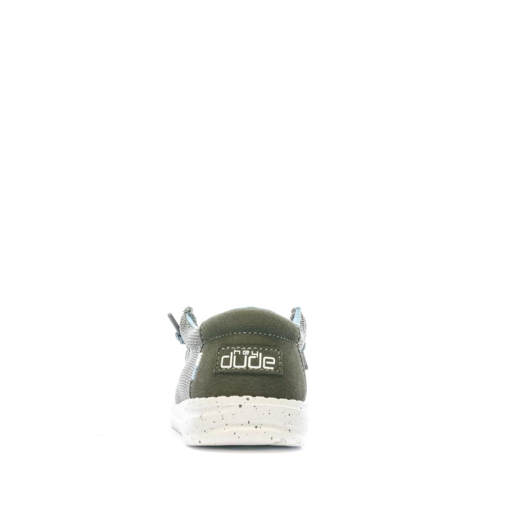 Hey Dude Chaussures Grise/Bleu Garçon Hey Dude Wally Youth