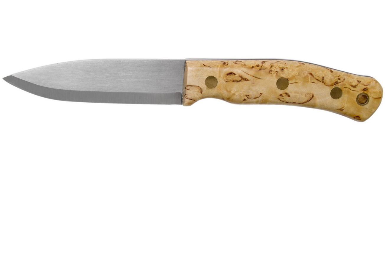 Casström No. 10 Swedish Forest Knife Curly Birch, Sleipner Scandi Grind 13104