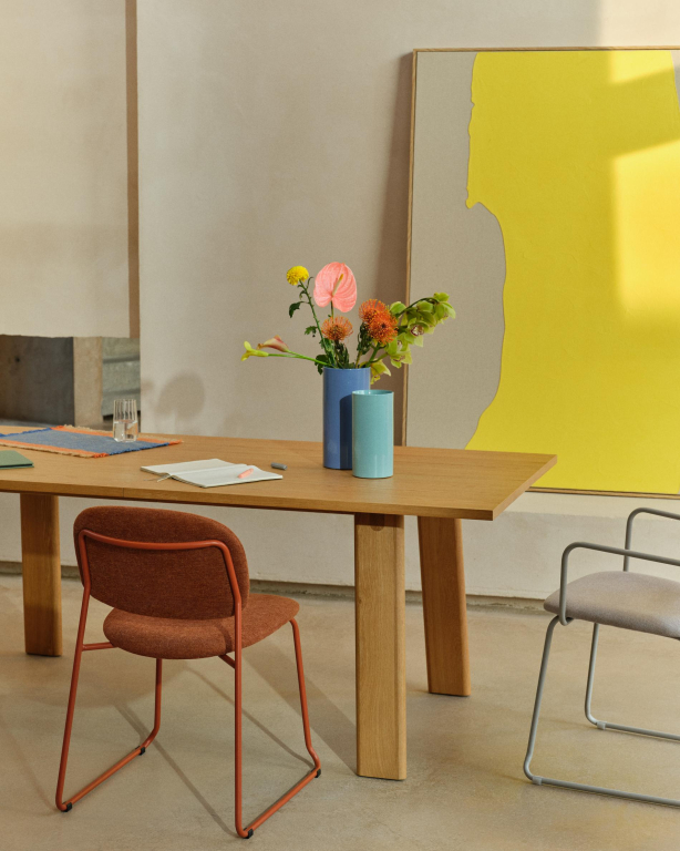 Kave Home Arlen uitschuifbare tafel 200/250x95 walnoot