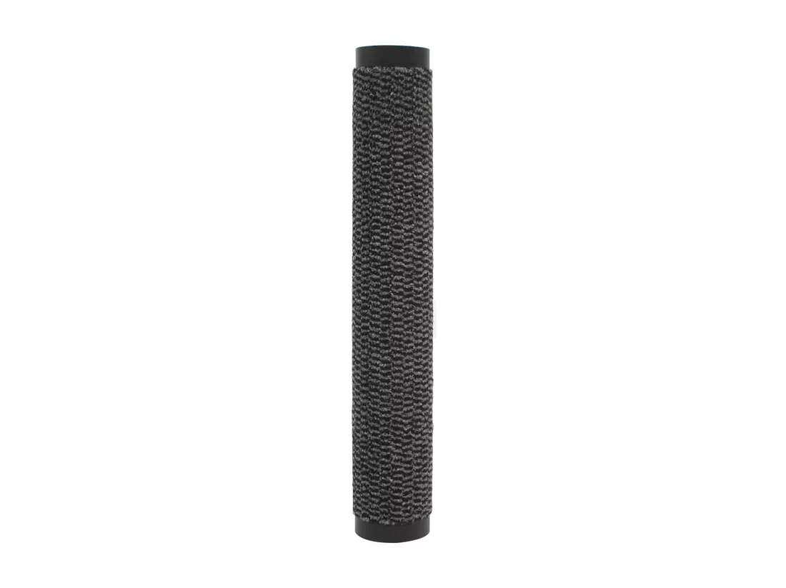 Paillassons rectangulaires 2 pcs 80 x 120 cm Anthracite