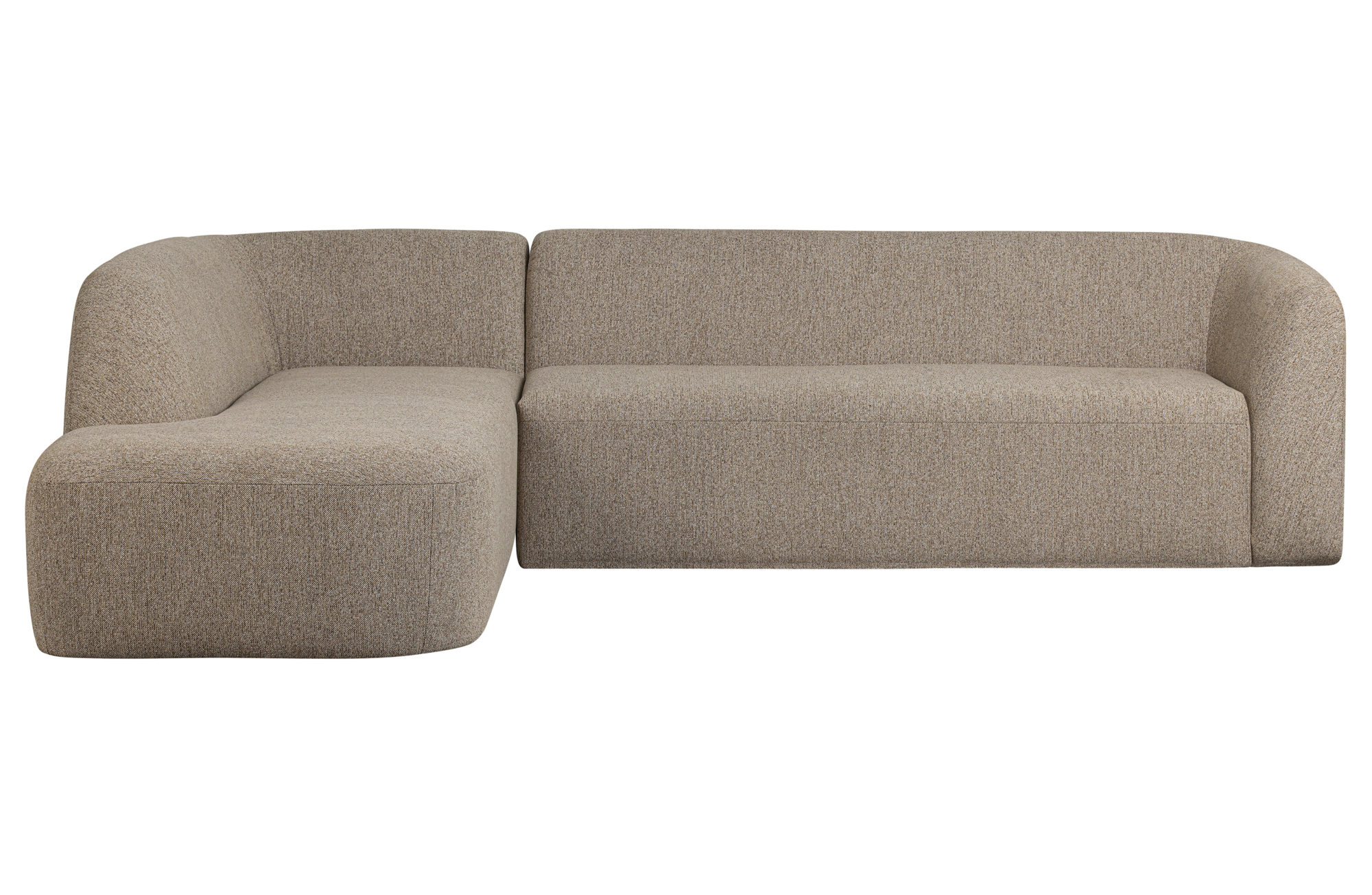 BePureHome hoekbank Sloping Naturel Melange - Links