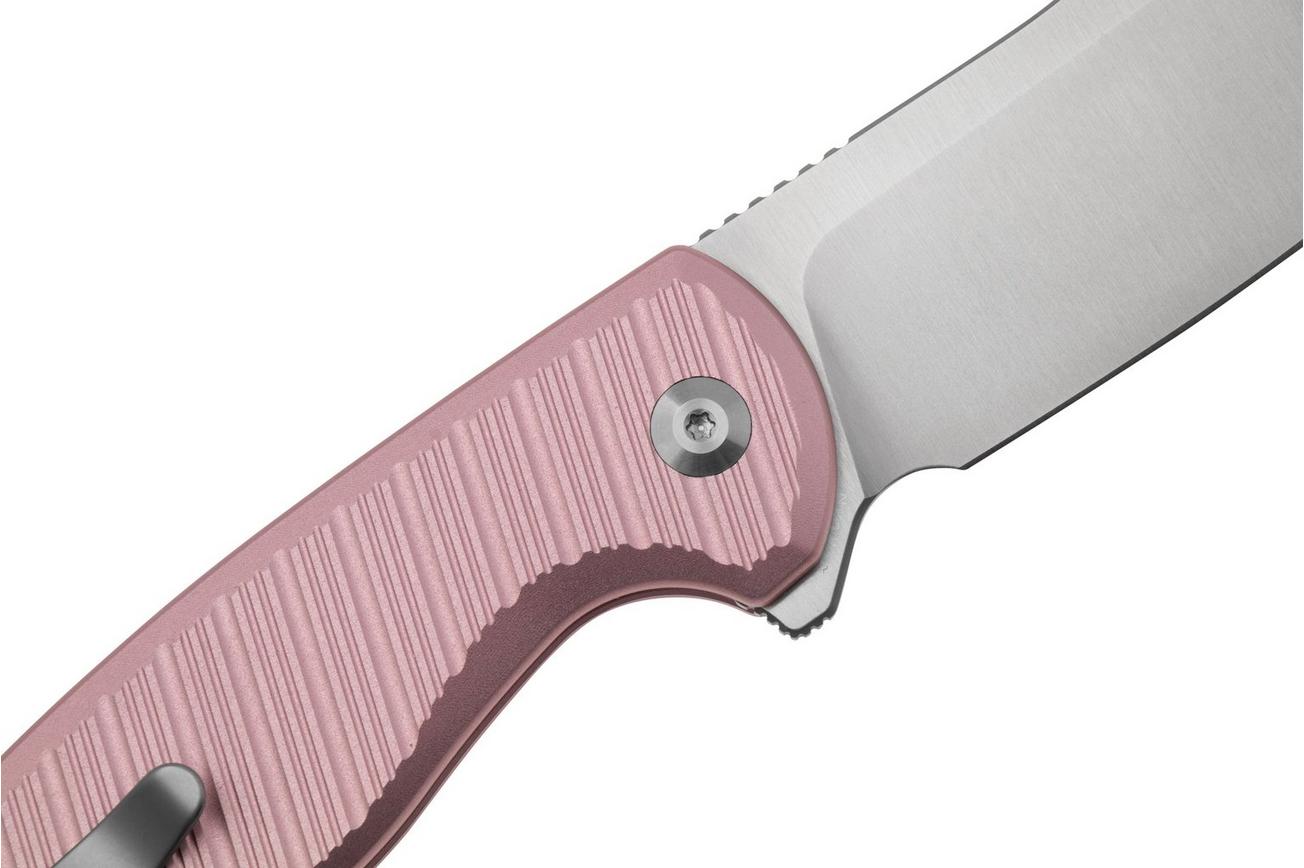 CIVIVI Stormhowl C23040B-3 Satin Nitro-V, Milled Light Pink Aluminum, zakmes