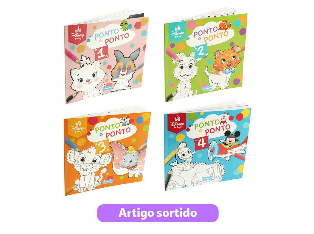 DISNEY BABY PONTO A PONTO MODELOS SORTIDOS