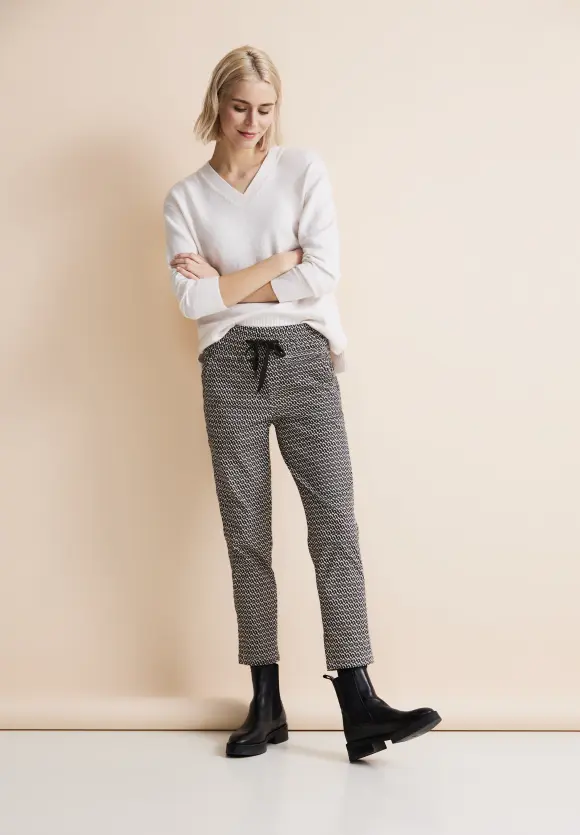 Print Joggpants - Black