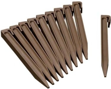 Nature grondpen borderrand bruin 10 stuks
