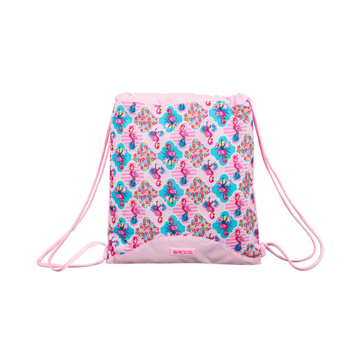Gymsack Moos Rosa Flamingo