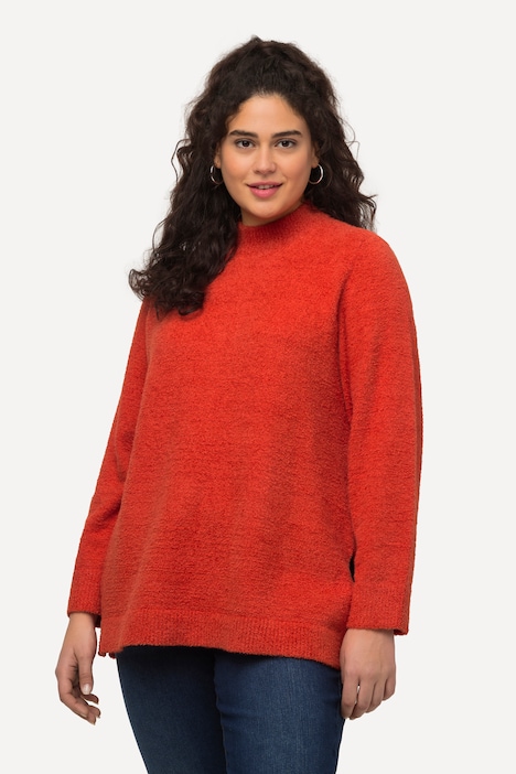 Pullover, kuschelweich, Stehkragen, Langarm