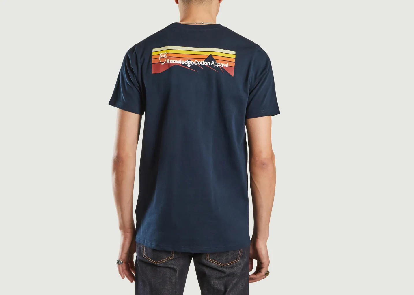T-shirt Alder imprimé dos de montagne KCA