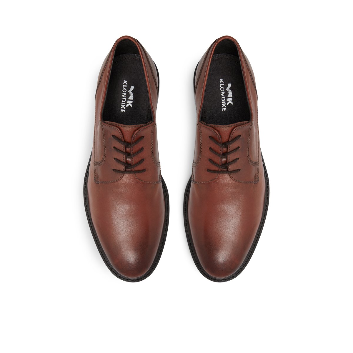 LUCA FERRI-Cadelich-Chaussures habillées Oxford - Talon plat - Cognac