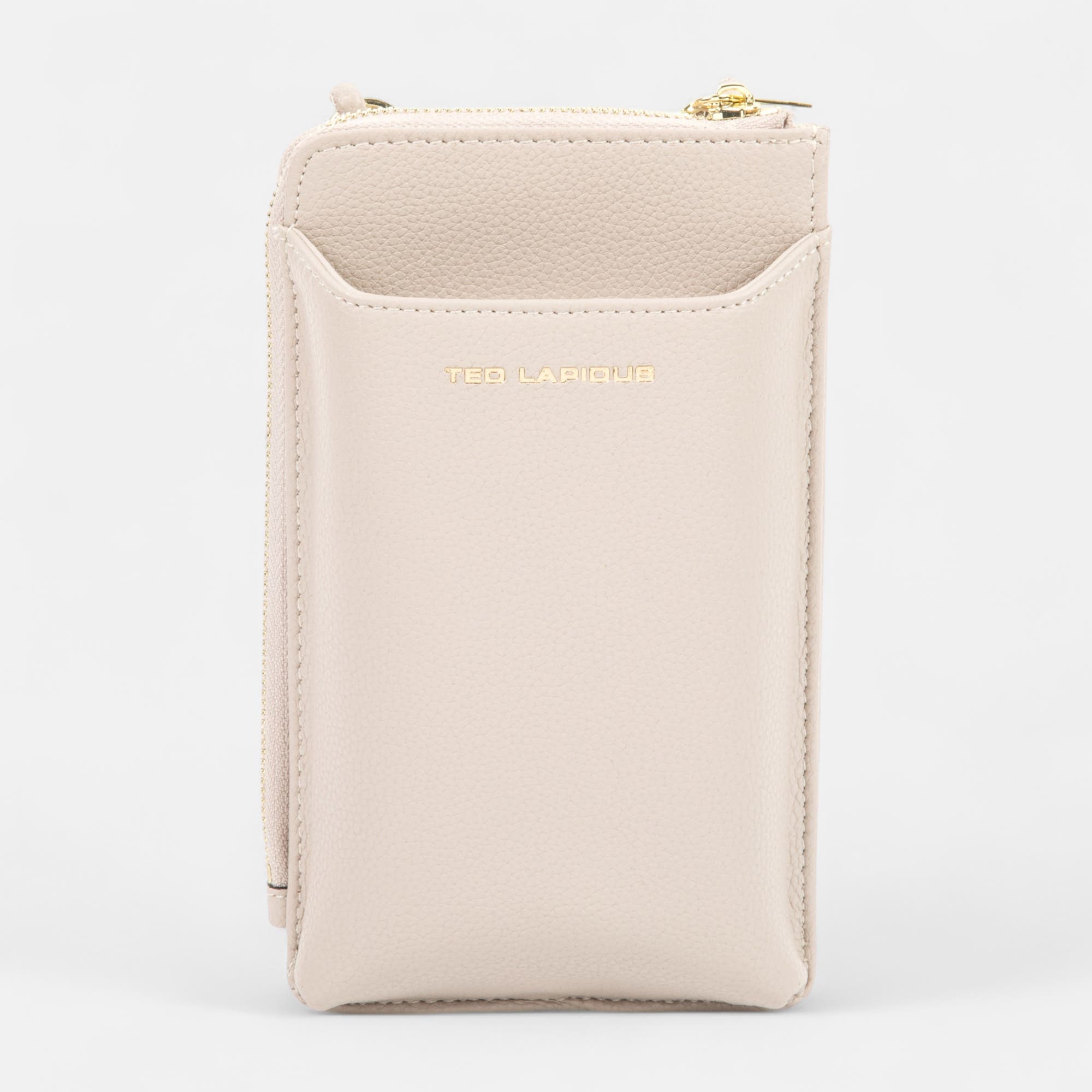 Pochette pour téléphone beige