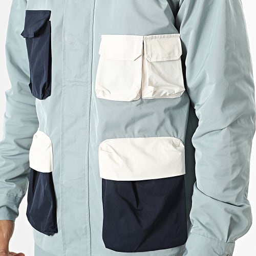 Ensemble Veste Zippée Et Pantalon Cargo Gris