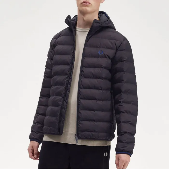 Fred Perry Hooded Insulated Jas Heren