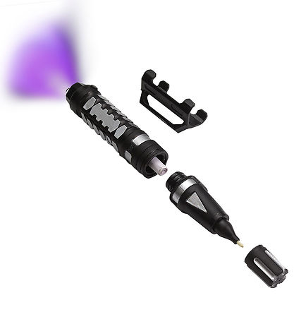 SpyX - Invisible Ink Stift - Schwarz/Silber