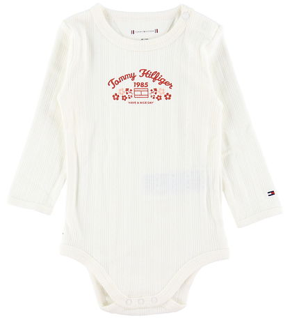 Tommy Hilfiger Gave?ske - Bodyer l/æ - 3-pak - Ancient White Flo