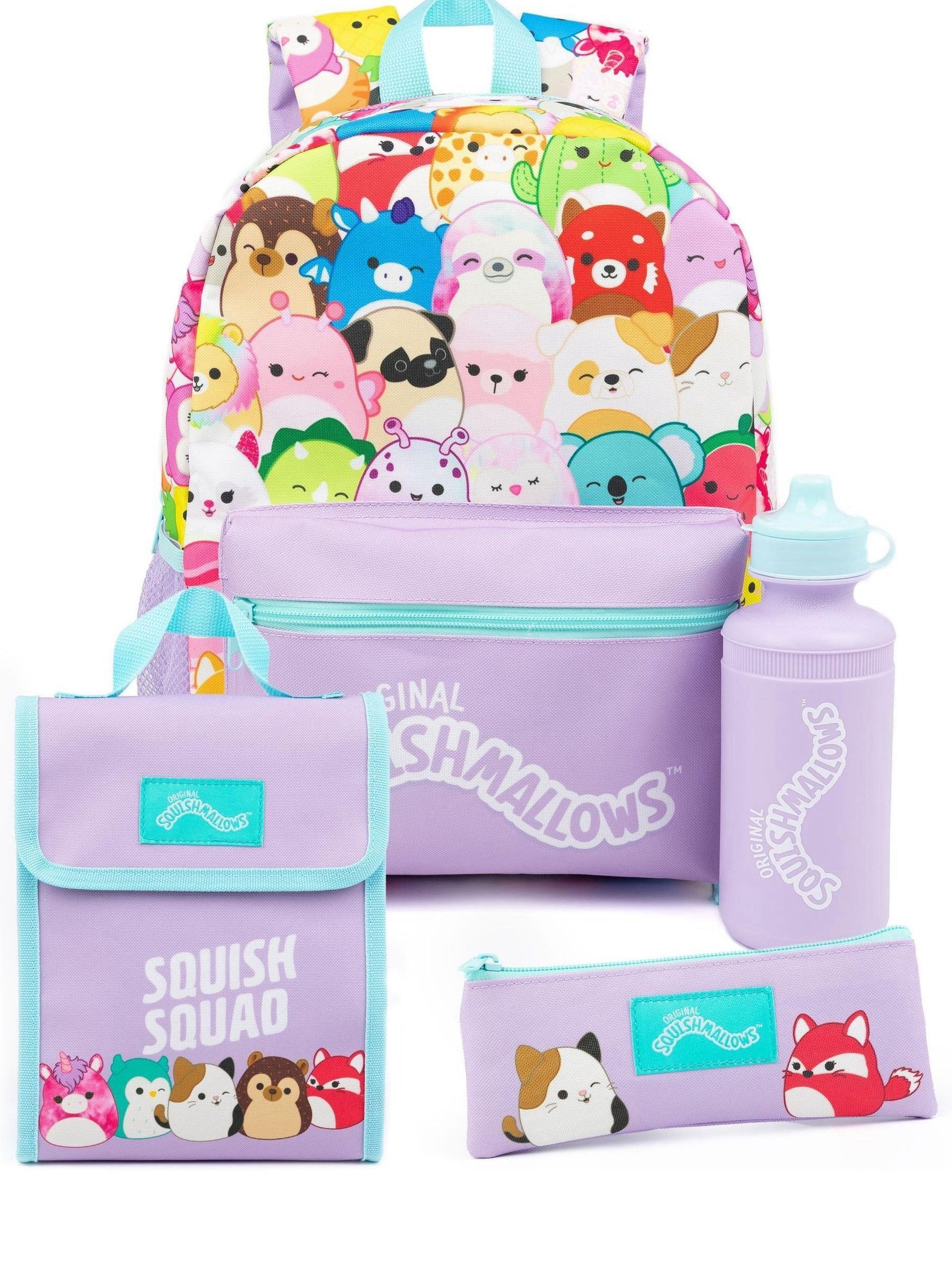 Vanilla Underground Squishmallows - 4-delige set met rugzak voor meisjes