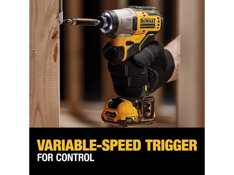 DeWALT DCF801D2-QW, Slagnøgle, Pistolhåndtag, 163 Nm, 435 mm, 350 mm, 120 mm
