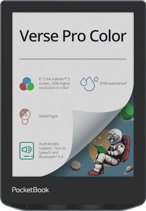 PocketBook - Verse Pro Color - E-Reader - Stormy Sea - E Ink Kaleido™ 3