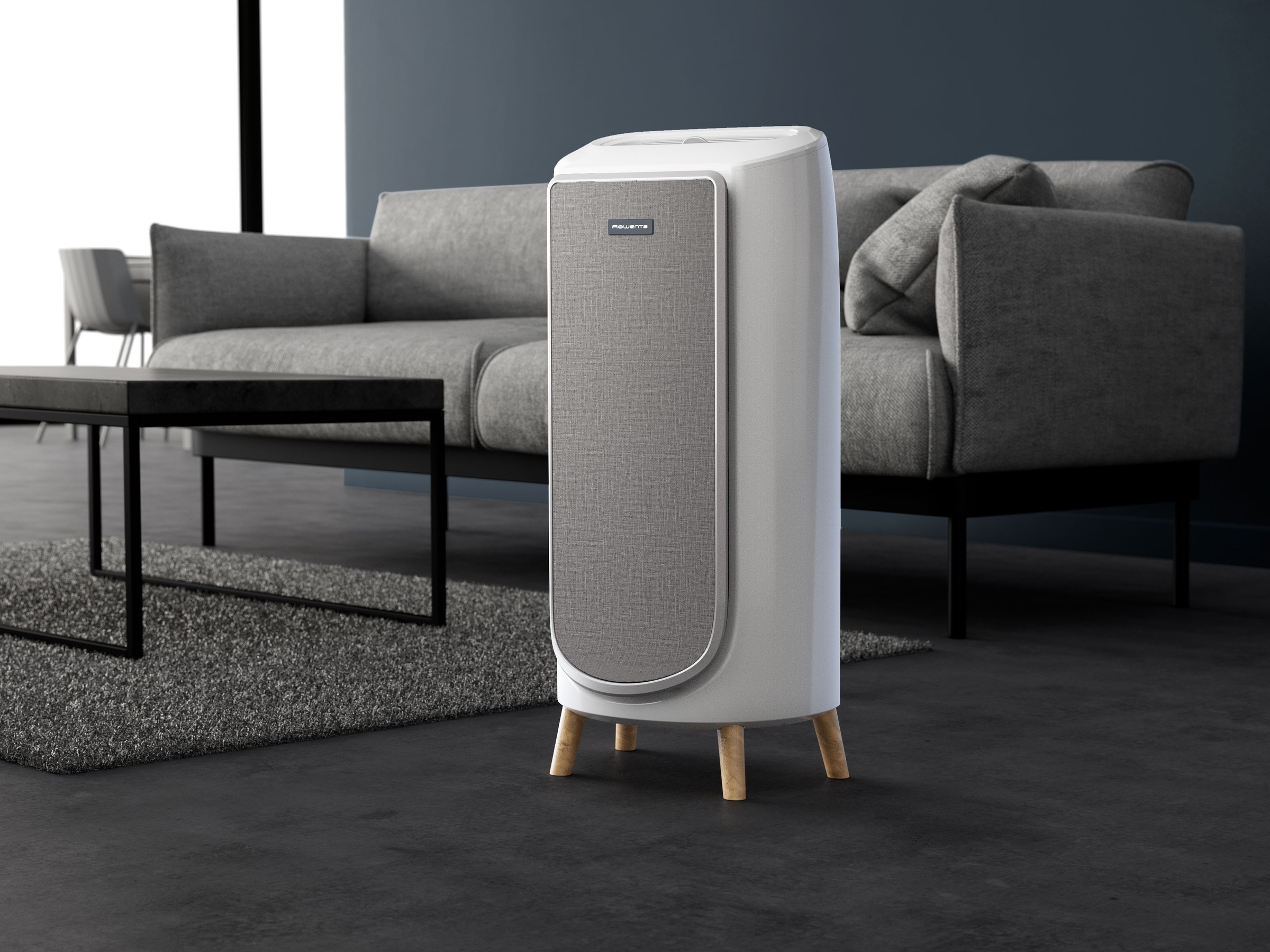 Rowenta Luftreiniger »PU6180 Intense Pure Air Home Connect« für 36 qm Räume HEPA-Luftfilterung, App, 4 automatische Modi, 32 dB(A), Textil-Finish