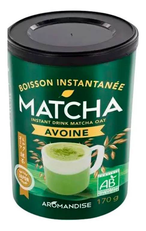 Aromandise Matcha Instant Latte Havre Ø - 170 g.