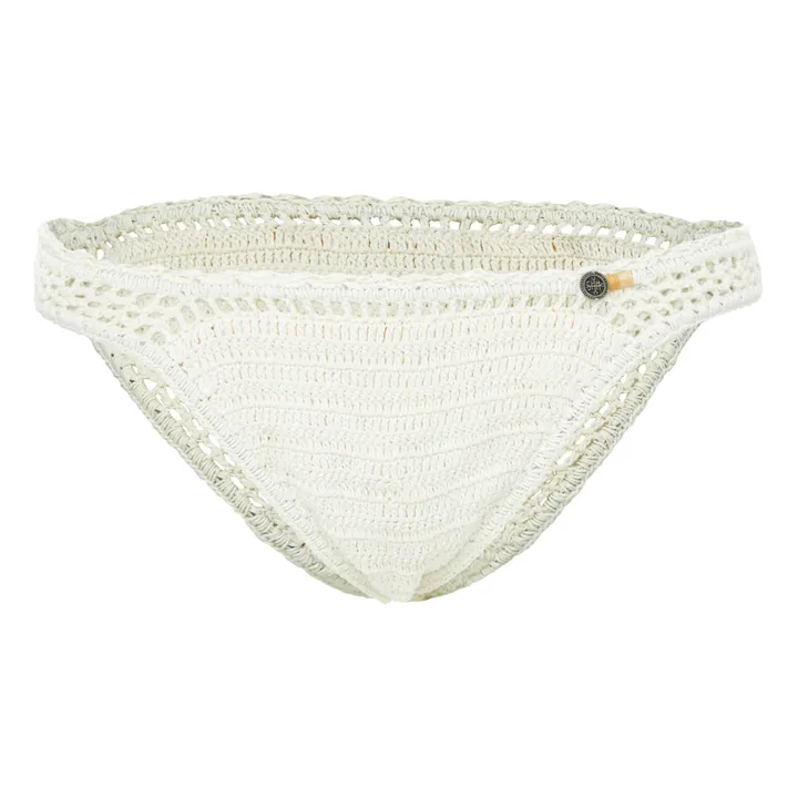 She Made Me Bas de Maillot Classic Crochet | Naturel