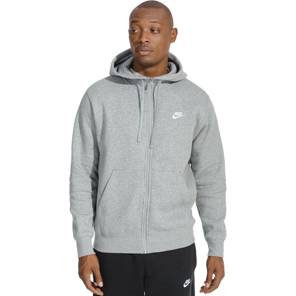 Nike Club Fleece Hoodie Herren grey heather