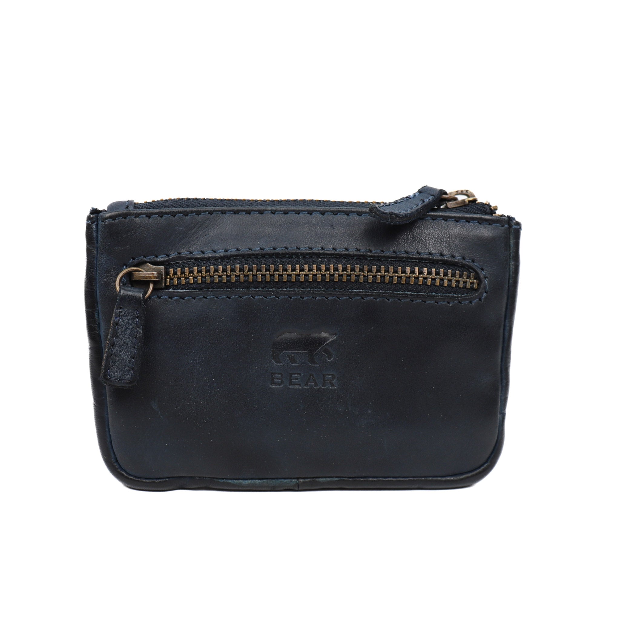 Sleuteletui 'Timo' donkerblauw Donkerblauw