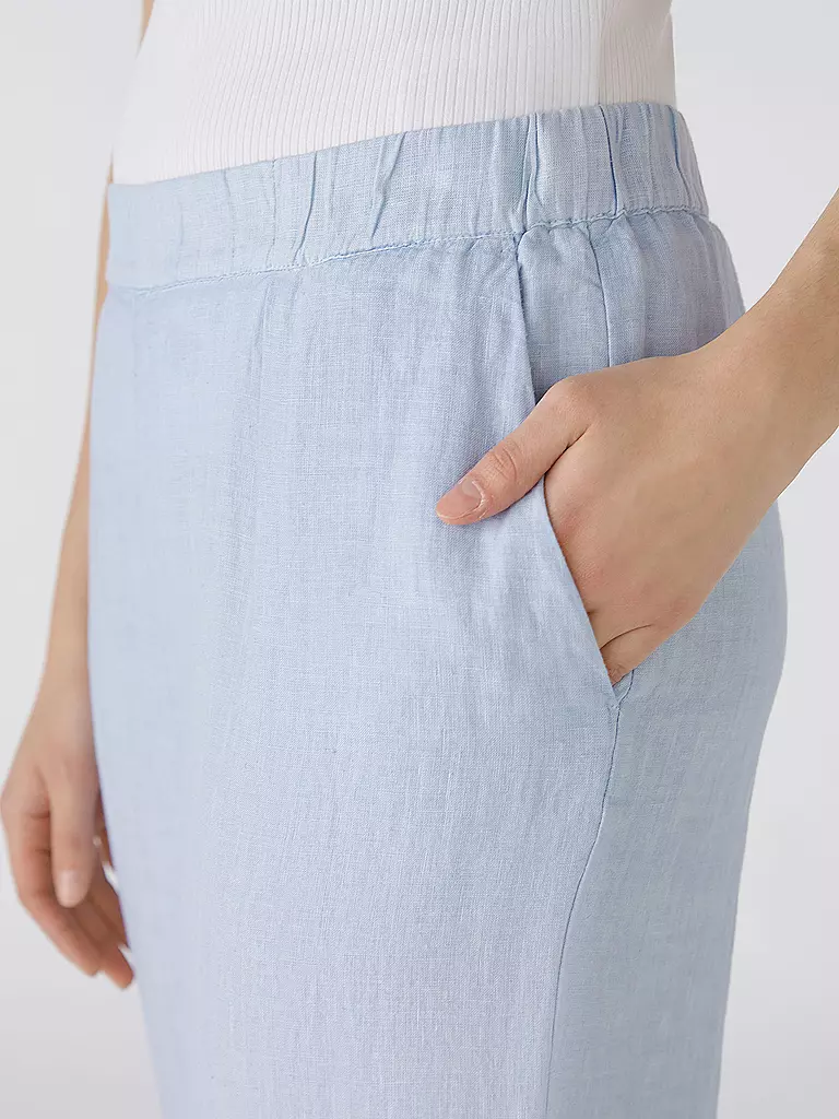 OUÍ Leinenhose hellblau
