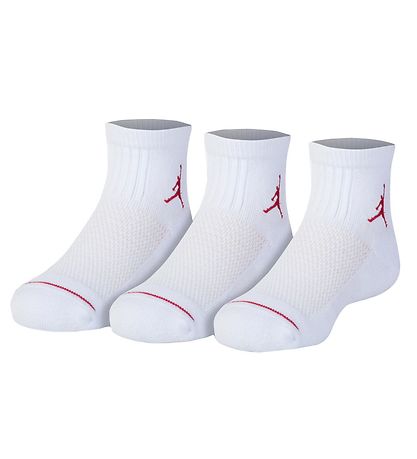 Jordan Sneaker-Socken - 3er-Pack - Jumpman Quarter - Weiß