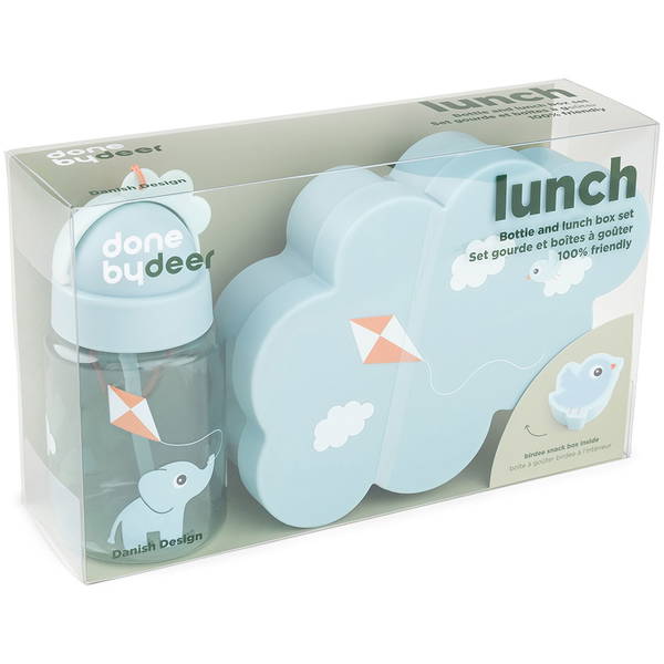 Done by DeerDone by Deer   Lunch und Snackbox Set playground blau