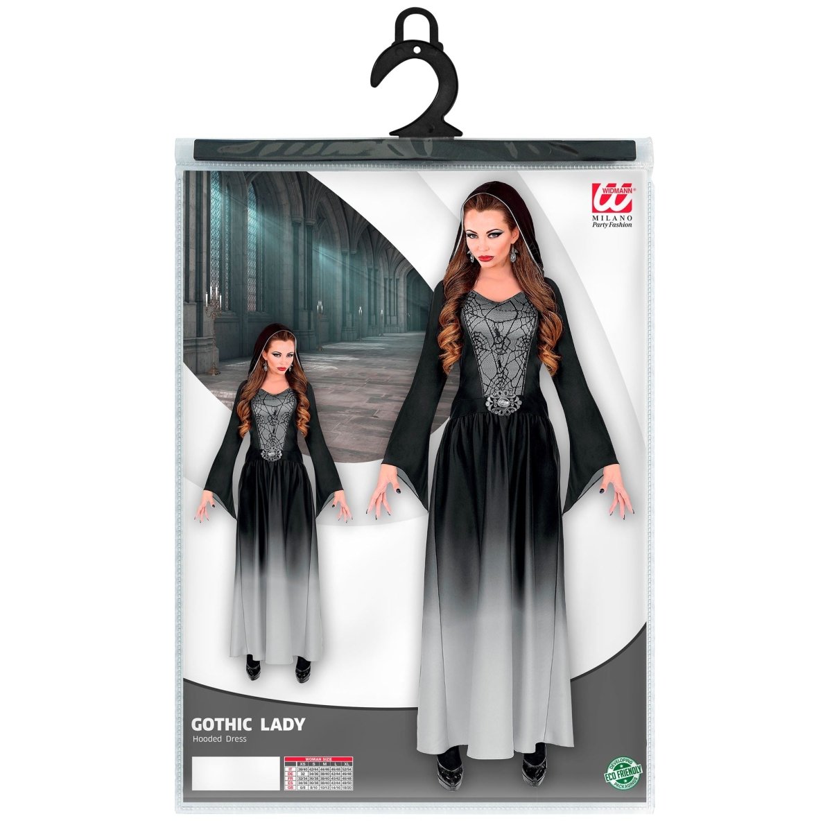 Halloween Kostuum Grijs Dames Gothic