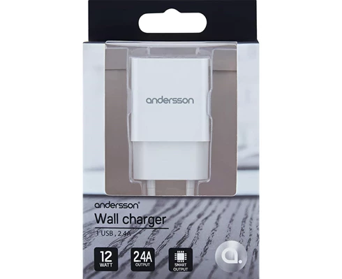 Andersson Wall charger USB 1x2.4A