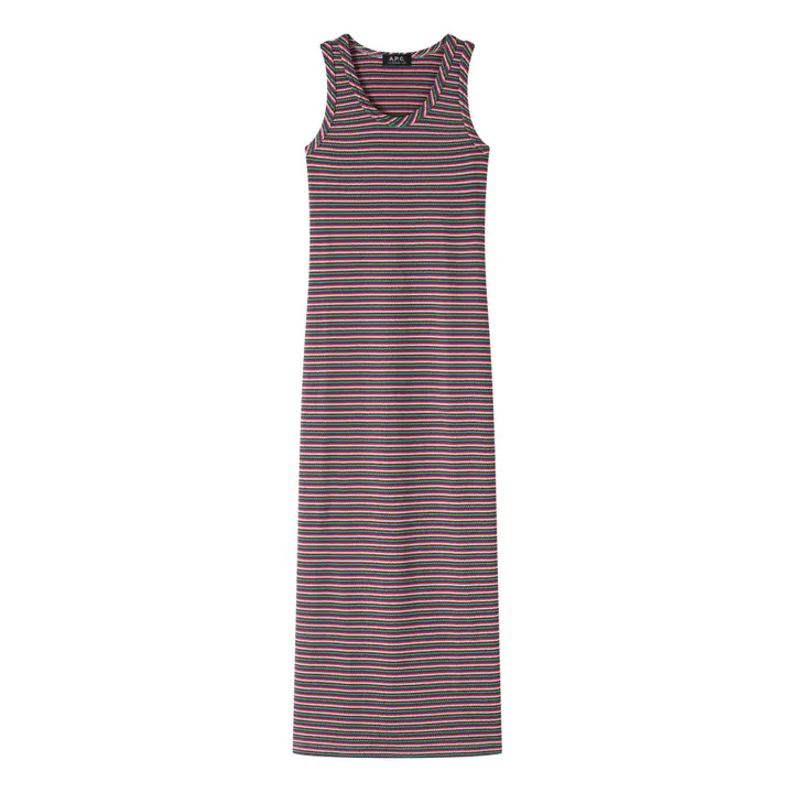 A.P.C. Robe Shelly Coton Bio | Rouge framboise