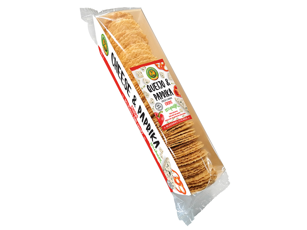 CRISPS CEMPORCENTO QUEIJO E PAPRIKA 100G