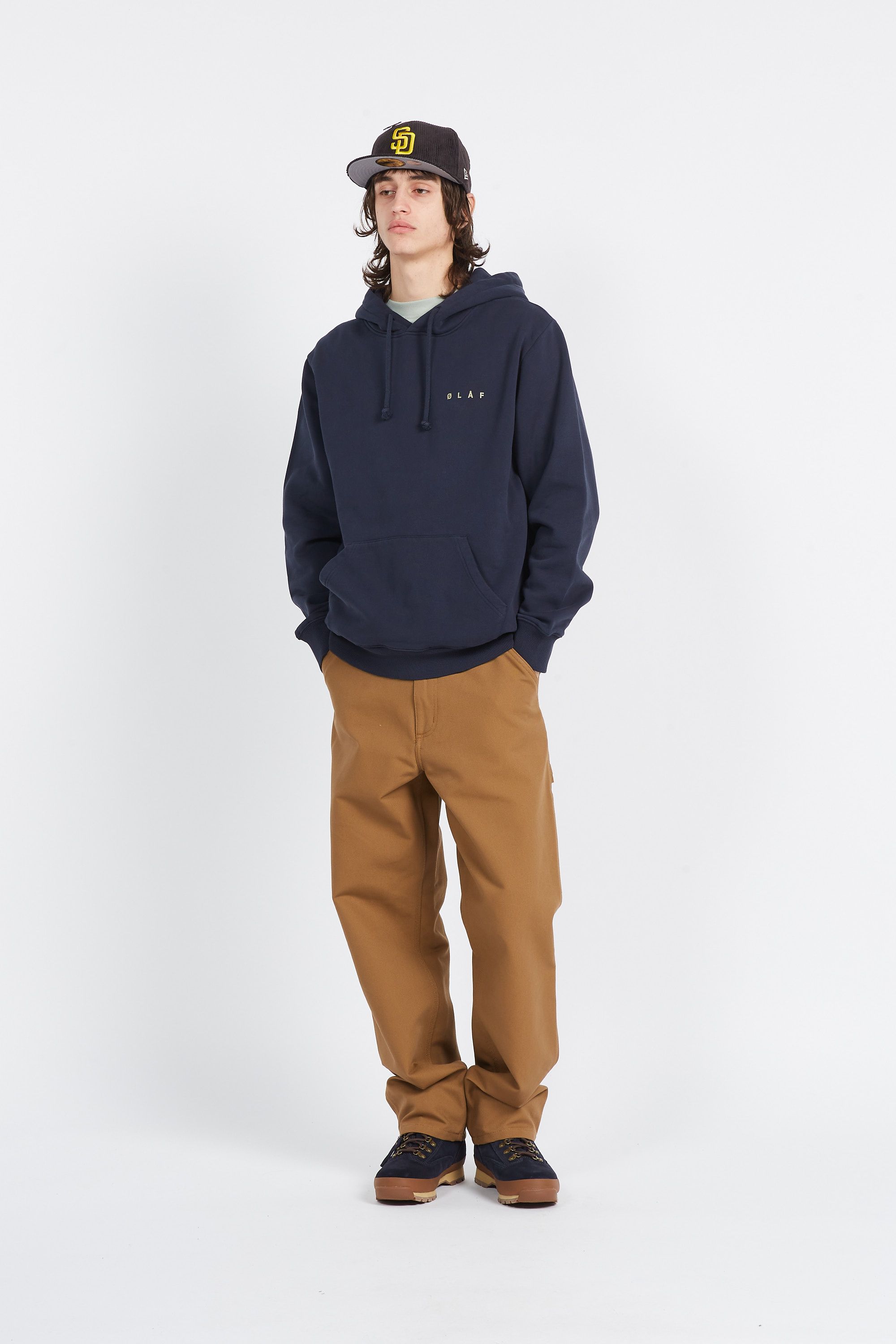 CARHARTT WIP Pantalon Single Knee Marron