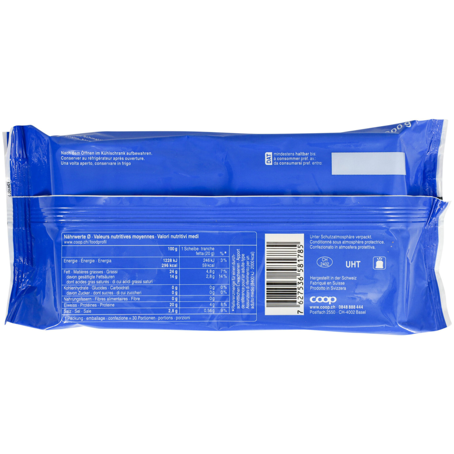 Gruyère Schmelzkäsescheiben