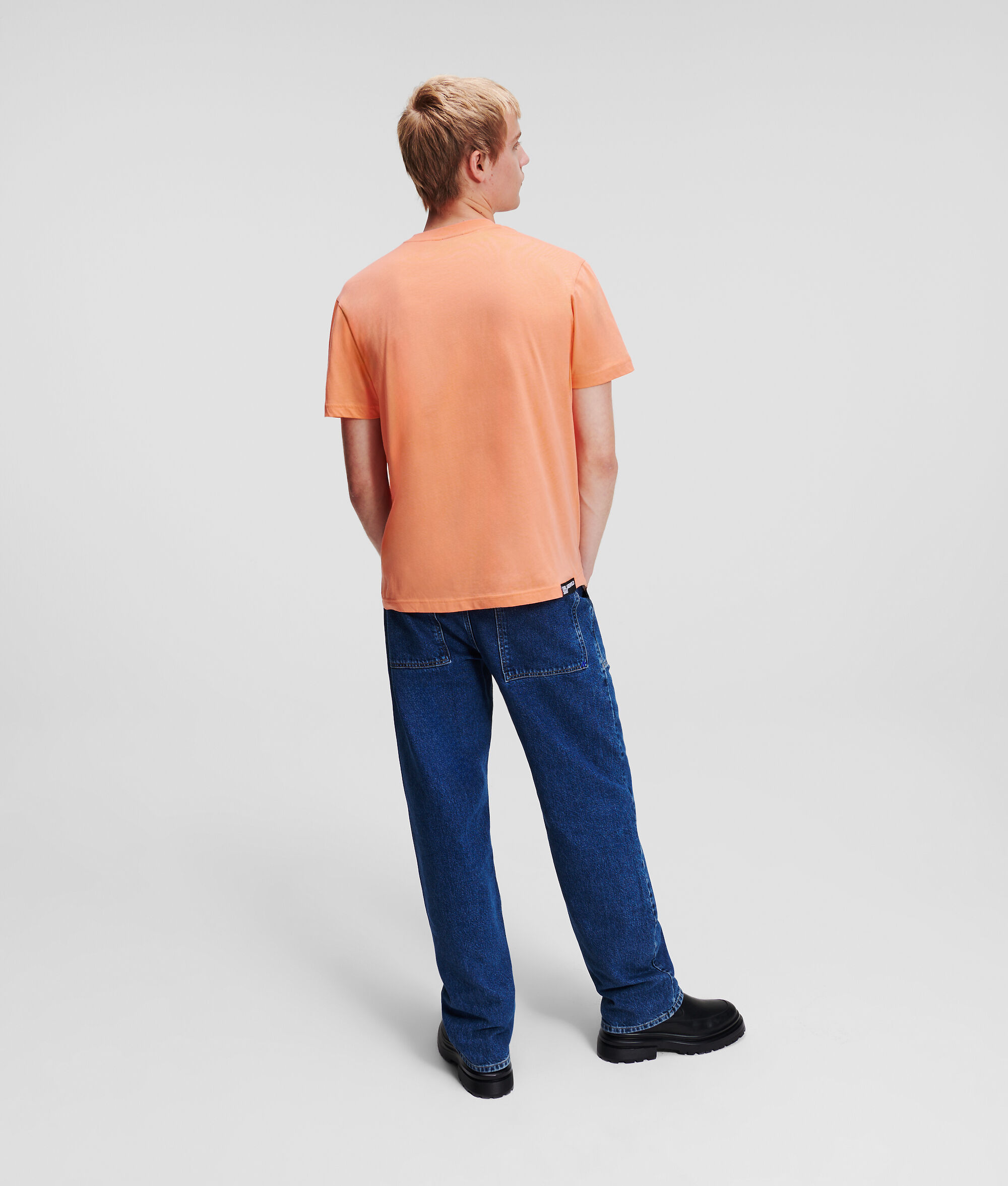T-SHIRT AVEC LOGO KLJ FLOUTÉ