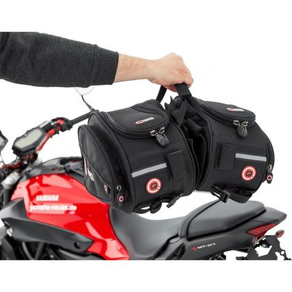 Sacoches cavalières Q Bag Set Bag 02 oval (2 x 11 litres) Universel - Noir