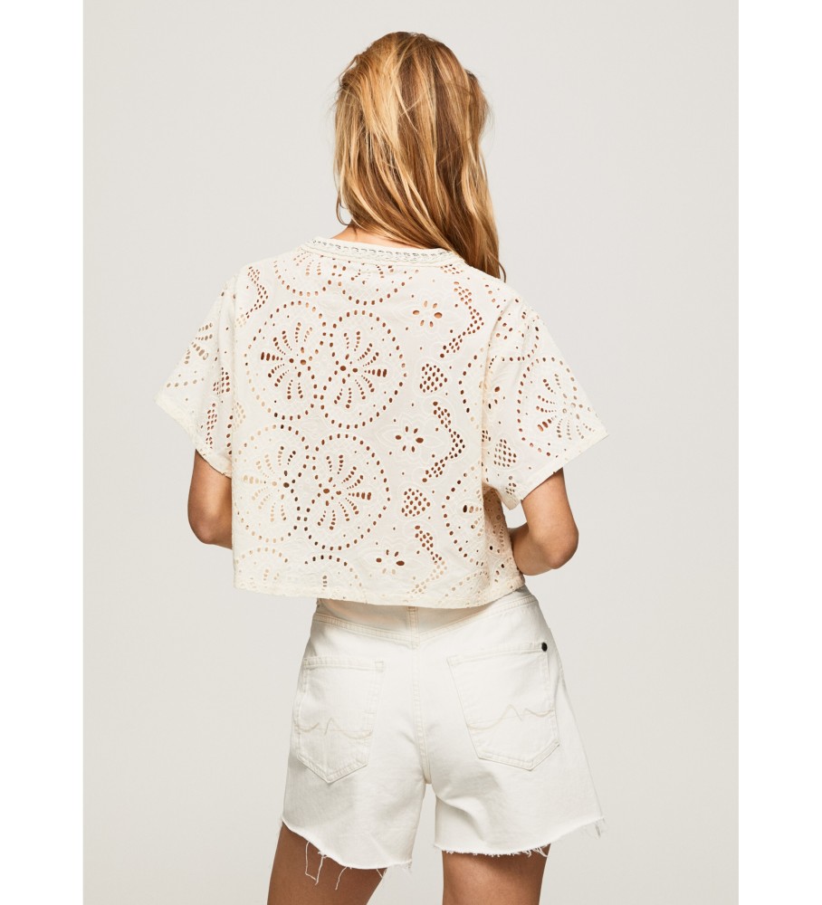 Blusa Pepe Jeans Priska bege