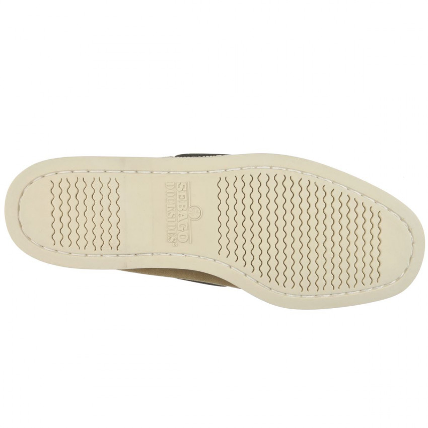 DOCKSIDES PORTLAND FLESH OUT Green Willow-Chaussures bateau pour homme en suede Portland