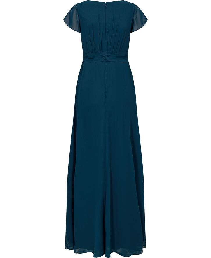 Christian Berg Evening Dress Dark jade