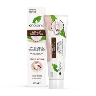 Dr Organic Coconut Oil Whitening Toothpaste 100ML