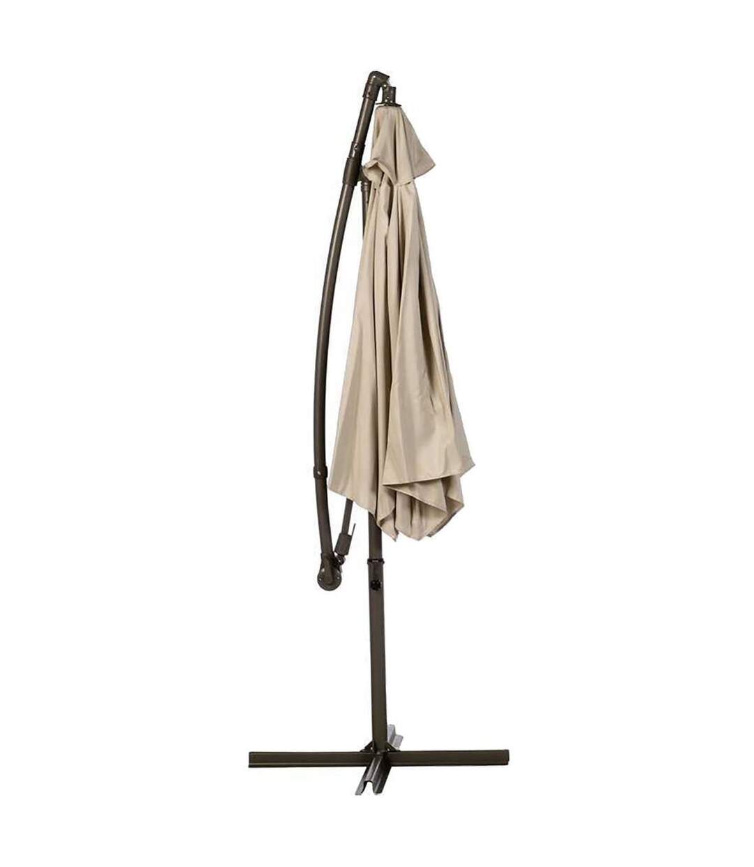 Parasol déporté rond Janeiro - Diam. 300 cm - Taupe