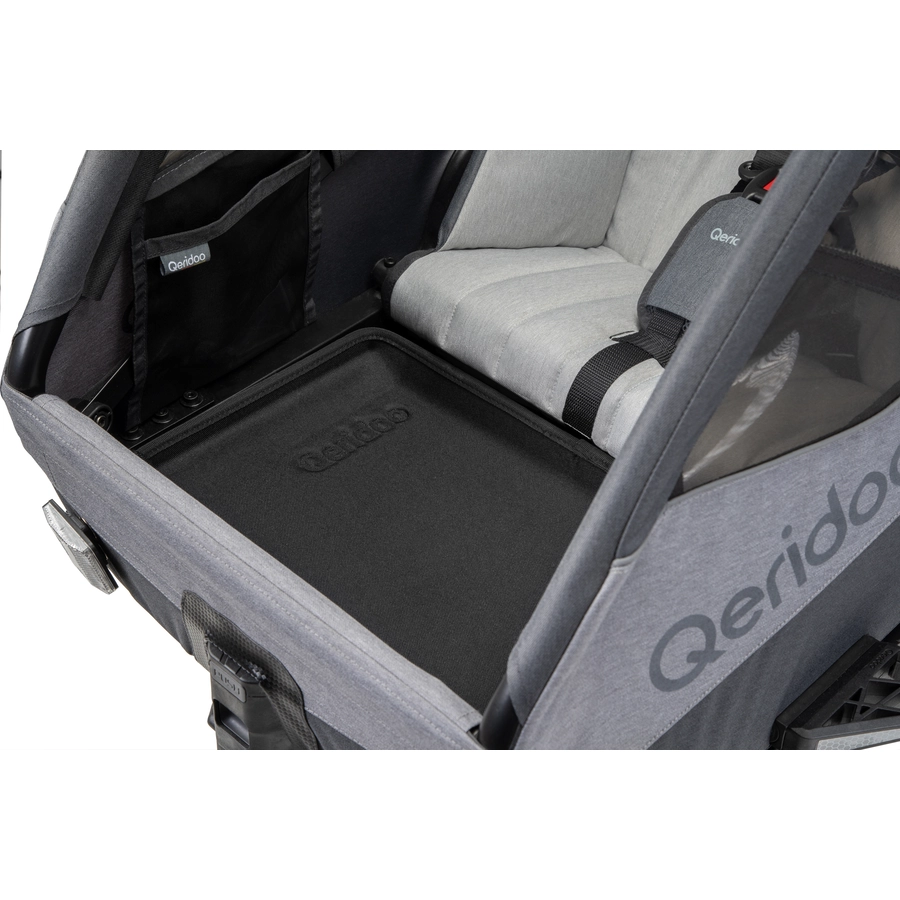 Qeridoo® Fußraumschutzwanne für Einsitzer Kinderfahrradanhänger