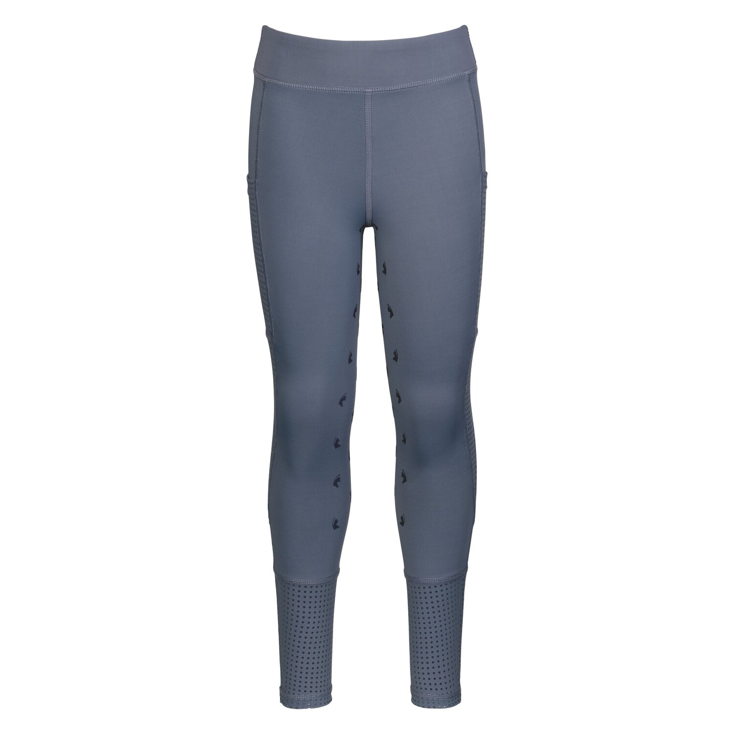 black forest kids Grip-Vollbesatz-Reitleggings Mesh - smokedblue