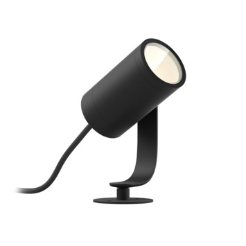 Philips Hue outdoor Lily uitbreidingsset prikspot 1x8W zwart
