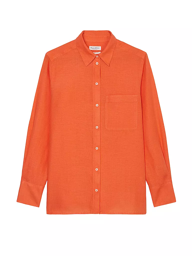 MARC O'POLO Leinenbluse  orange